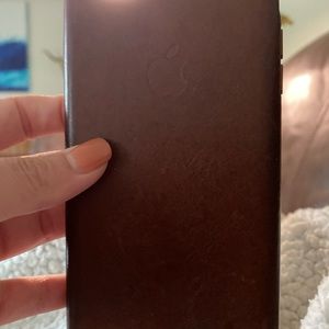 iPhone 8 Plus Leather case- slightly used